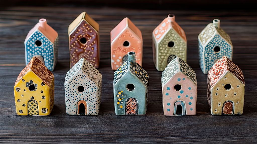 Miniaturas de cerâmica personalizadas para aniversários infantis