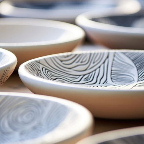 Como fazer gravuras personalizadas em peças de cerâmica para decoração