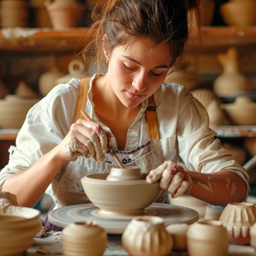Práticas sustentáveis na oficina de cerâmica: reaproveitamento de materiais e água